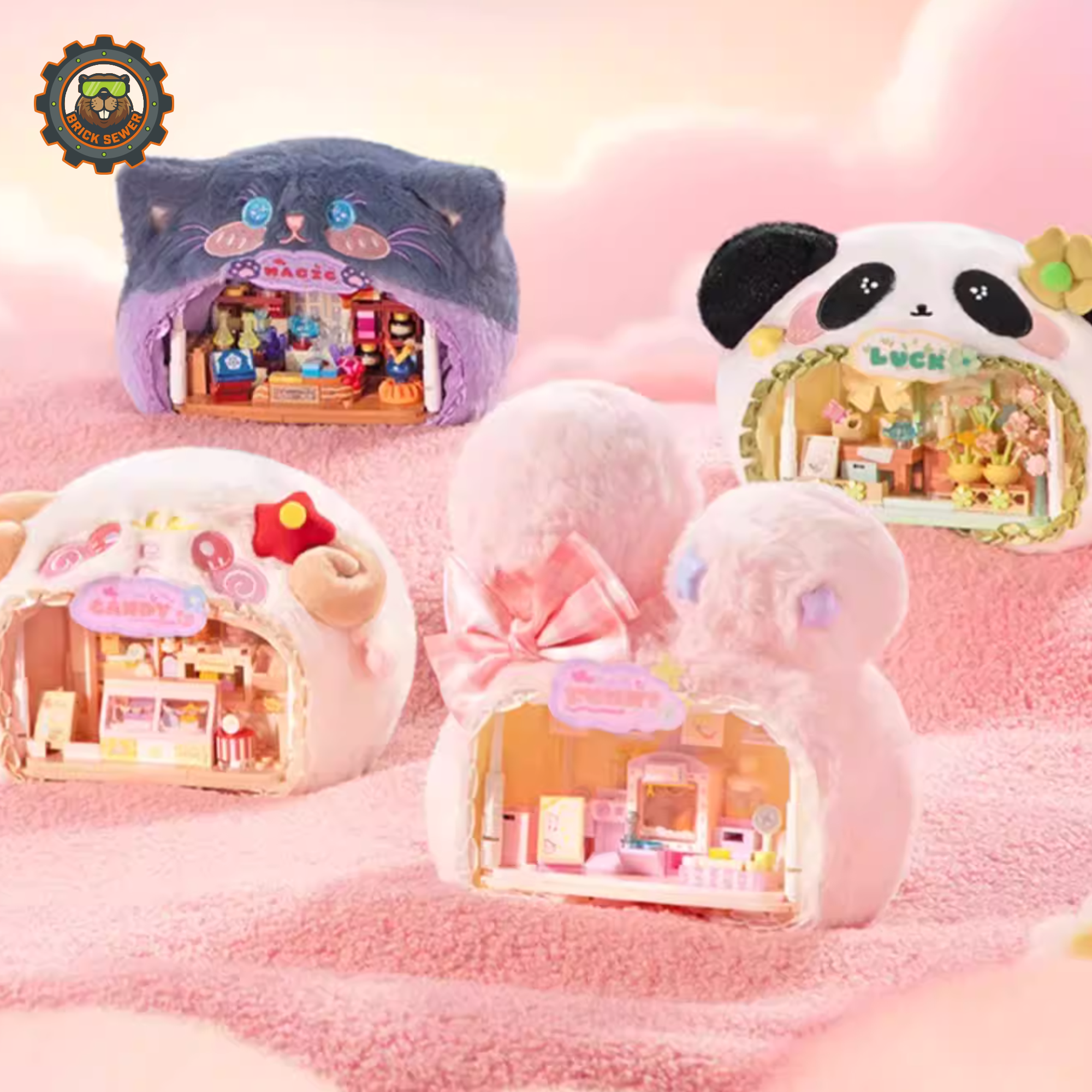 Mini Animal Shops Blind Box (Set of 4) | Building Blocks Set - Image 16 of 16 | TheBrickTube