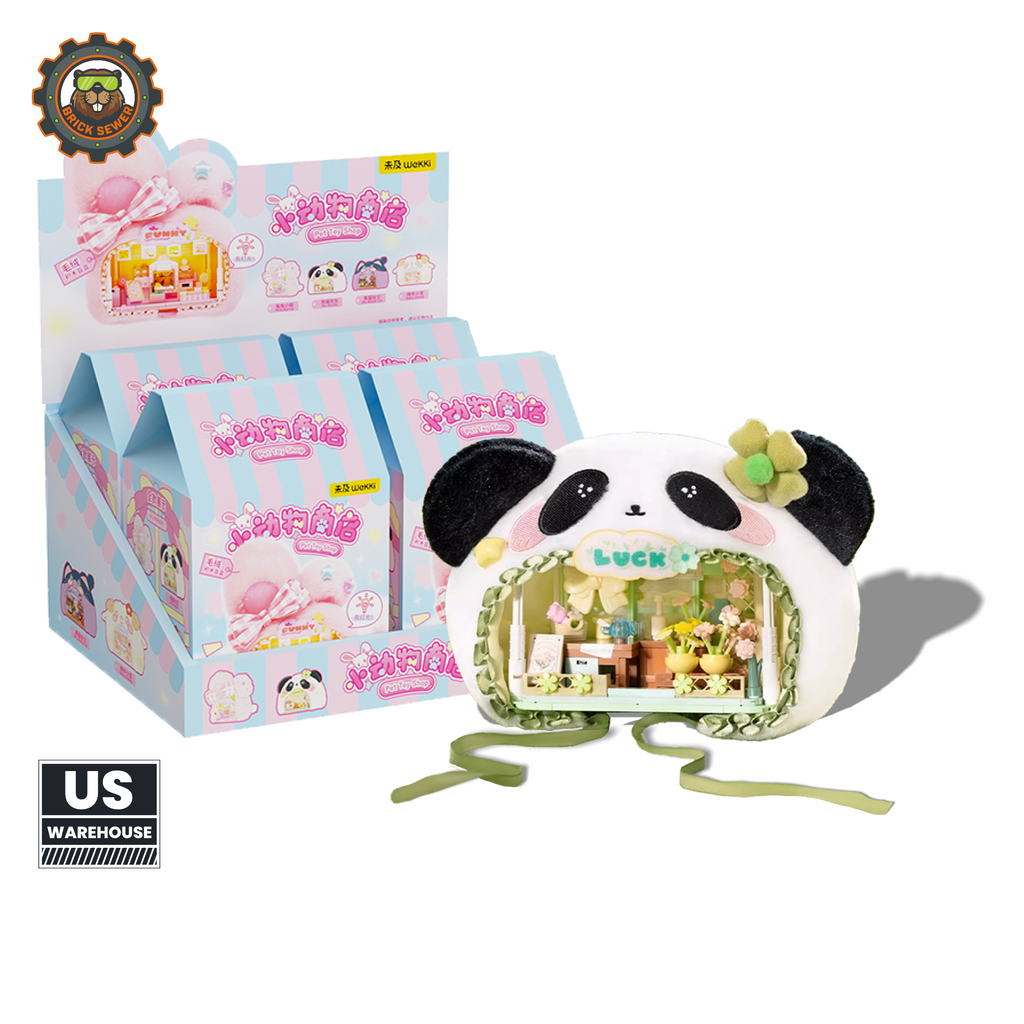 Mini Animal Shops Blind Box (Set of 4) | Building Blocks Set - Main Image | TheBrickTube