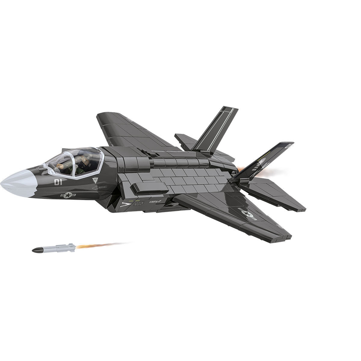F-35B Marine Corps Lightning II Fighter Jet Building Set - Image 6 of 6 | TheBrickTube