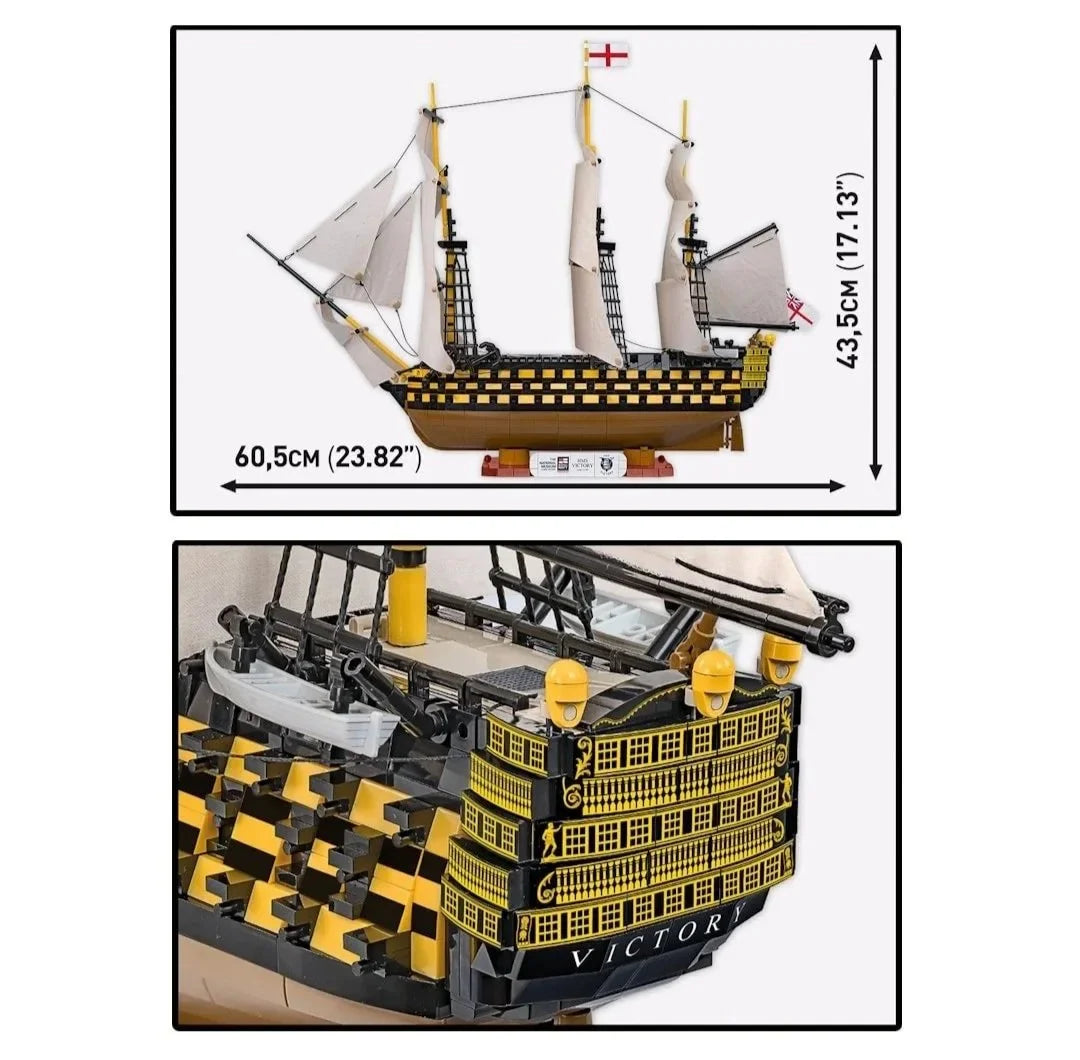 LIMITED EDITION HMS Victory Building Set - Image 6 of 6 | TheBrickTube