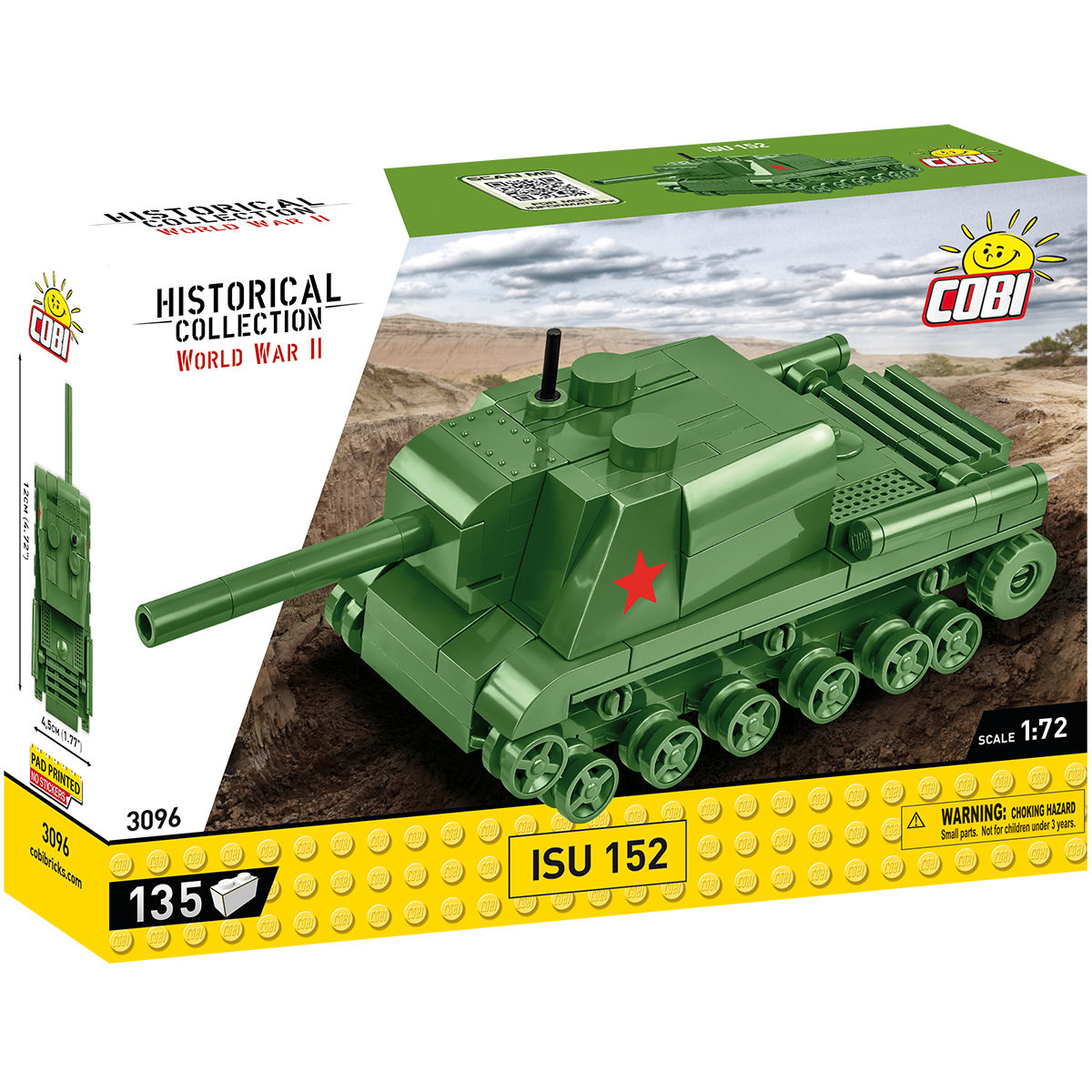 ISU 152 Tank 1:72 Scale Building Set - Main Image | TheBrickTube