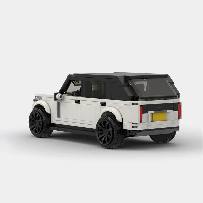 Range Rover brick model - side profile view - TheBrickTube