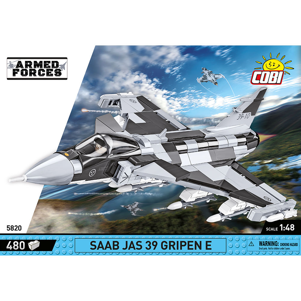 SAAB JAS 39 Gripen E Fighter Jet Building Set - Image 3 of 6 | TheBrickTube