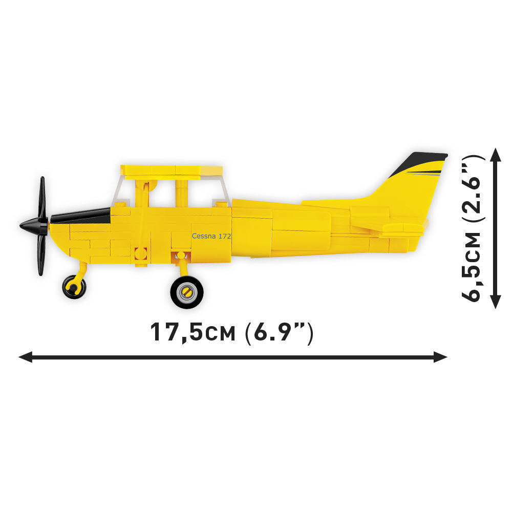 Cessna 172 Skyhawk Aircraft (Yellow) Building Set - Image 4 of 6 | TheBrickTube