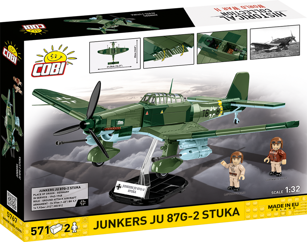 Junkers JU 87G-2 STUKA Dive Bomber Building Set - Image 2 of 6 | TheBrickTube