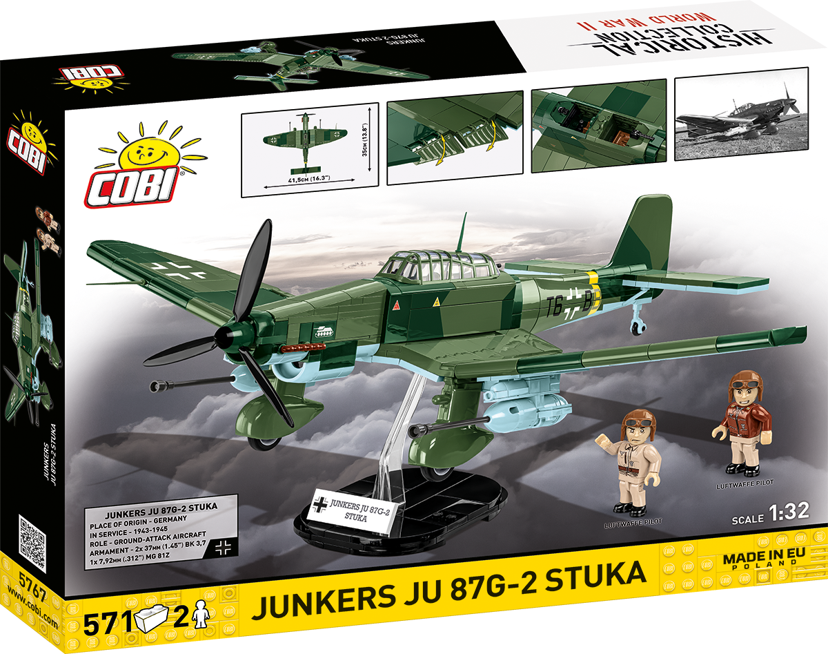 Junkers JU 87G-2 STUKA Dive Bomber Building Set - Image 2 of 6 | TheBrickTube