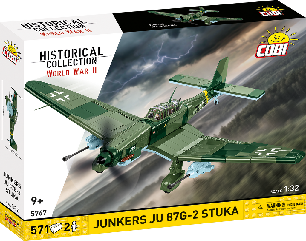 Junkers JU 87G-2 STUKA Dive Bomber Building Set - Main Image | TheBrickTube