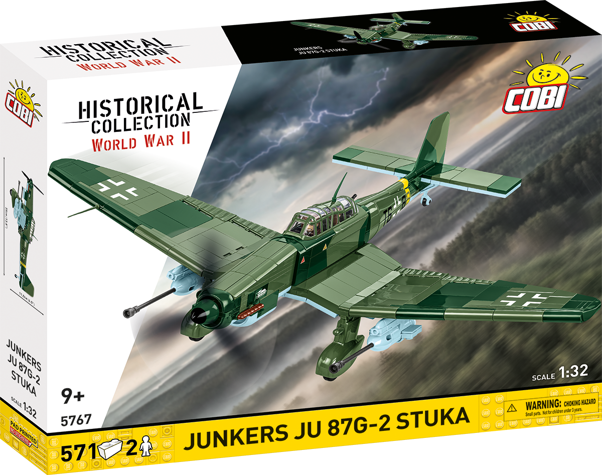 Junkers JU 87G-2 STUKA Dive Bomber Building Set - Main Image | TheBrickTube