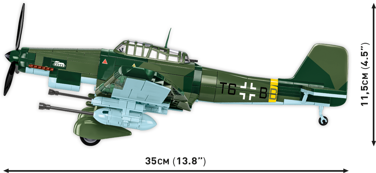 Junkers JU 87G-2 STUKA Dive Bomber Building Set - Image 6 of 6 | TheBrickTube
