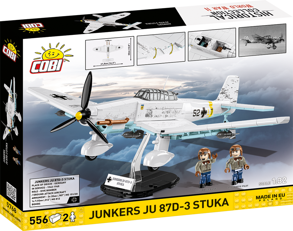 Junkers JU 87D-3 STUKA Dive Bomber Building Set - Image 2 of 6 | TheBrickTube