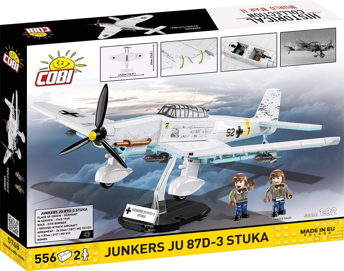 Junkers JU 87D-3 STUKA Dive Bomber Building Set - Image 2 of 6 | TheBrickTube