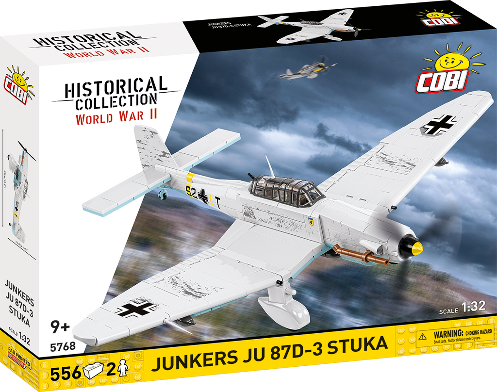 Junkers JU 87D-3 STUKA Dive Bomber Building Set - Main Image | TheBrickTube
