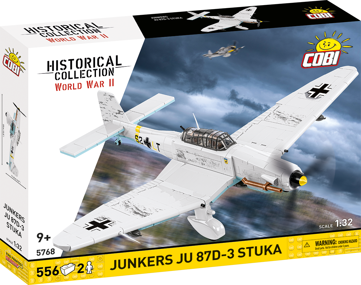 Junkers JU 87D-3 STUKA Dive Bomber Building Set - Main Image | TheBrickTube