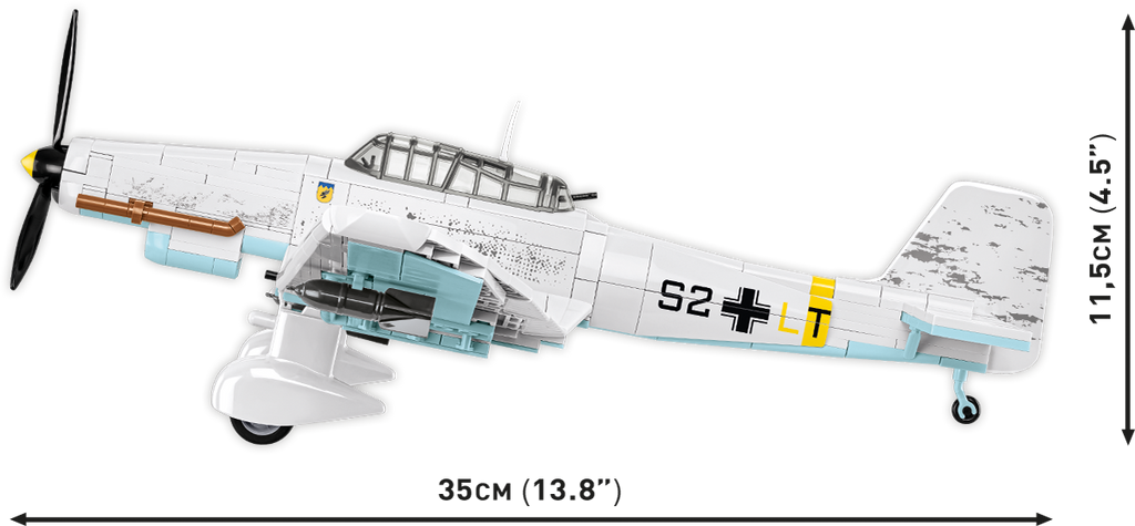 Junkers JU 87D-3 STUKA Dive Bomber Building Set - Image 6 of 6 | TheBrickTube