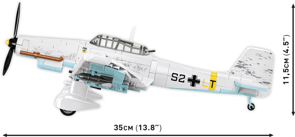 Junkers JU 87D-3 STUKA Dive Bomber Building Set - Image 6 of 6 | TheBrickTube