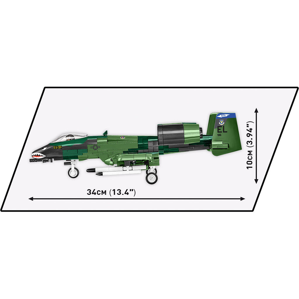 A-10 Thunderbolt II Warthog Attack Aircraft Building Set - Image 5 of 6 | TheBrickTube