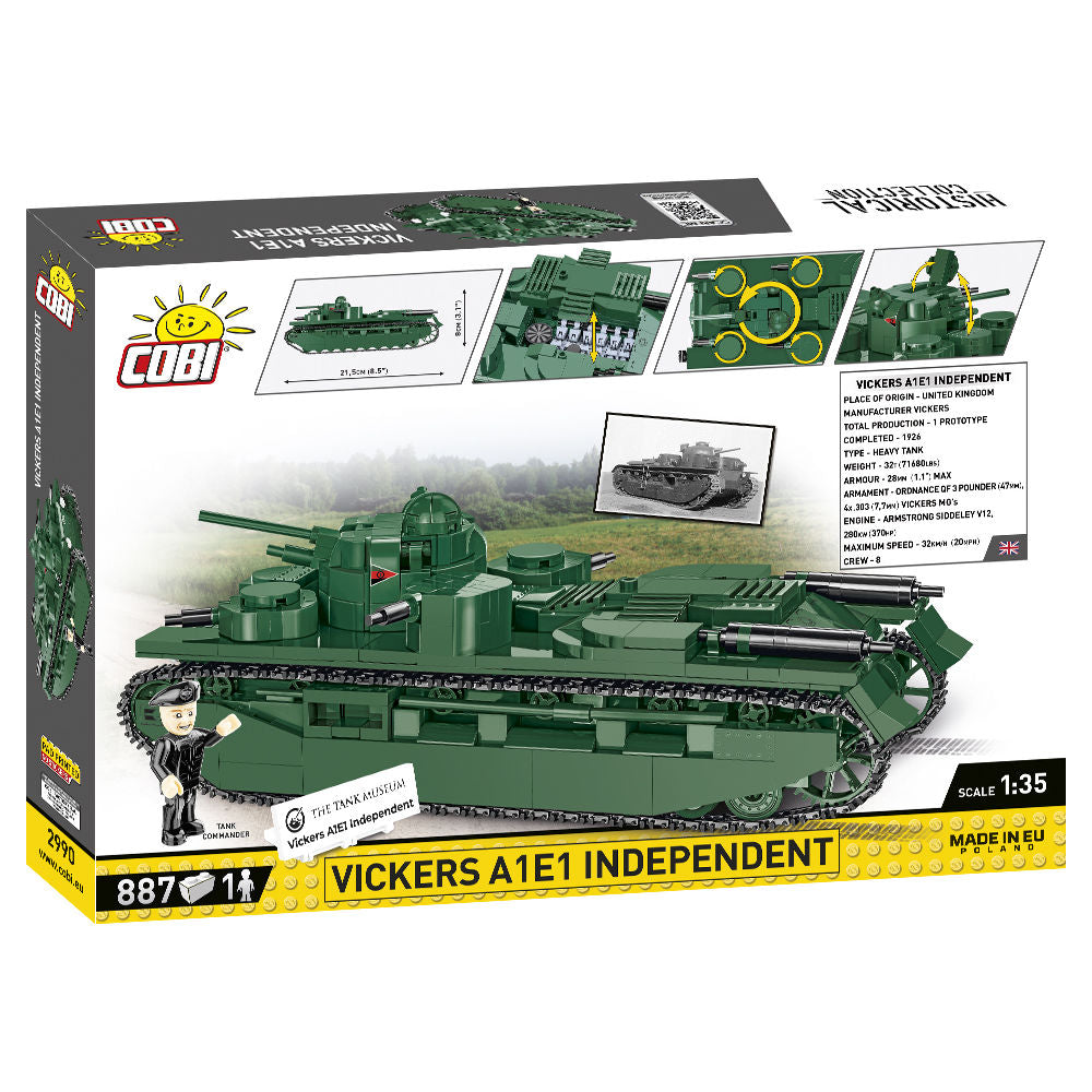 Vickers A1E1 Independent Tank Building Set - Image 2 of 6 | TheBrickTube