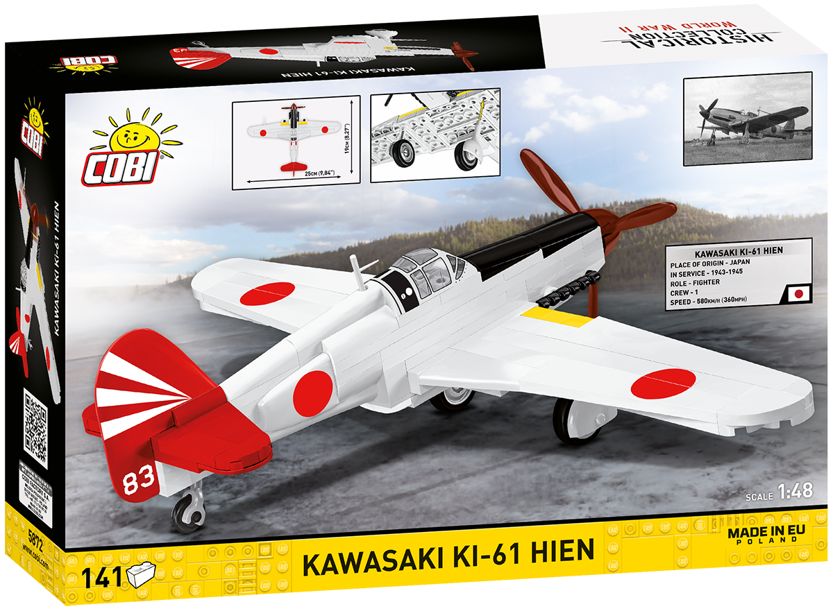 Kawasaki KI-61 Hien Fighter Building Set - Image 2 of 6 | TheBrickTube