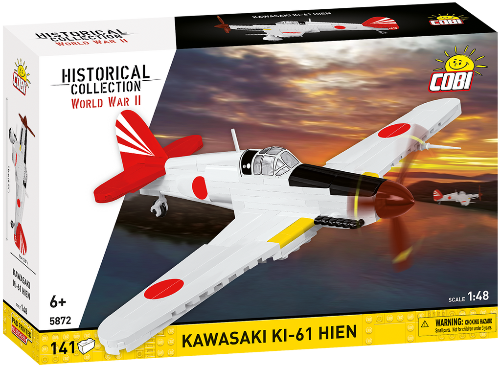 Kawasaki KI-61 Hien Fighter Building Set - Main Image | TheBrickTube