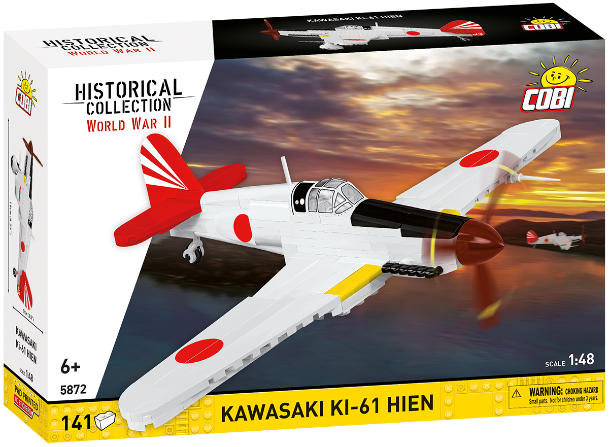 Kawasaki KI-61 Hien Fighter Building Set - Main Image | TheBrickTube