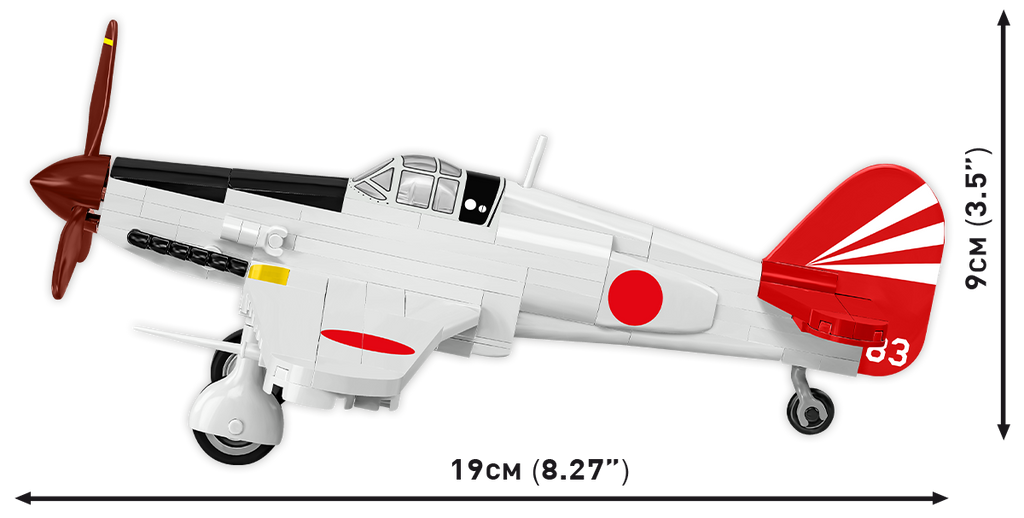 Kawasaki KI-61 Hien Fighter Building Set - Image 5 of 6 | TheBrickTube