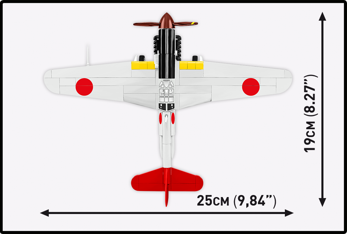 Kawasaki KI-61 Hien Fighter Building Set - Image 6 of 6 | TheBrickTube