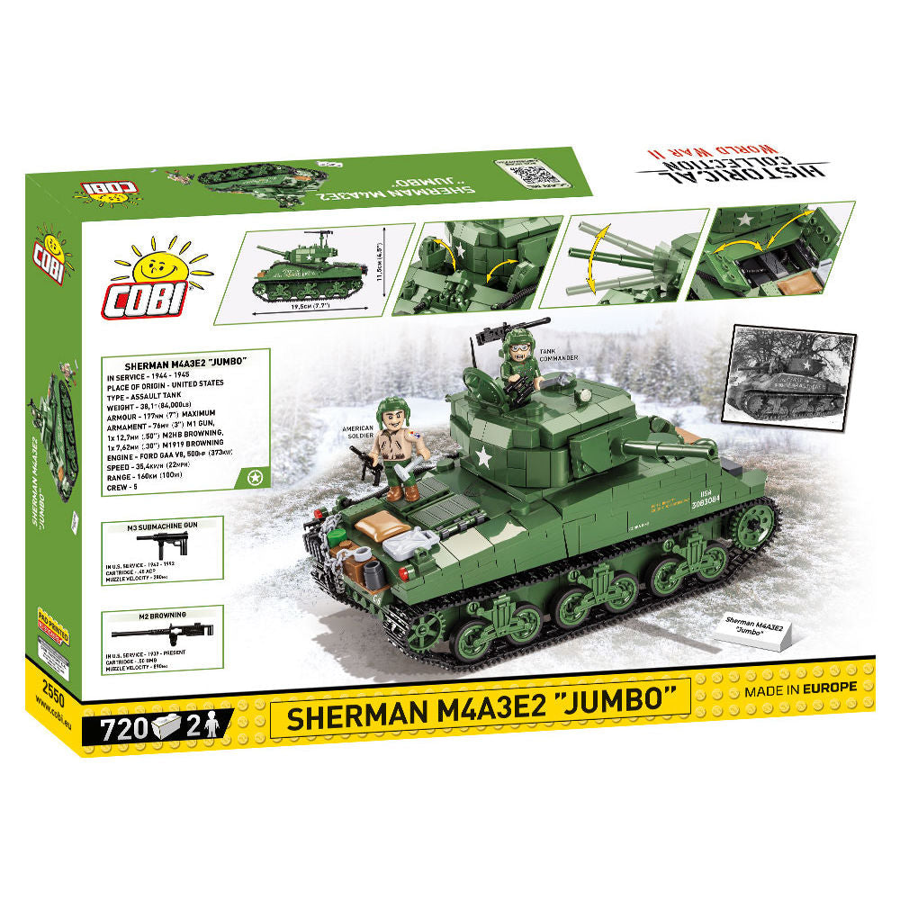 Sherman M4A3E2 "Jumbo" Tank Building Set - Image 2 of 6 | TheBrickTube