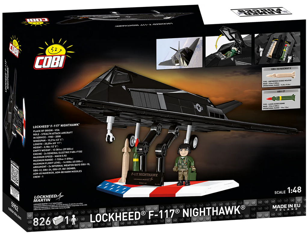 LIMITED EDITION F-117 Nighthawk Stealth Fighter Building Set - Image 2 of 6 | TheBrickTube