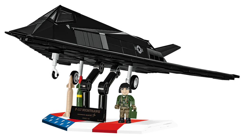 LIMITED EDITION F-117 Nighthawk Stealth Fighter Building Set - Image 5 of 6 | TheBrickTube