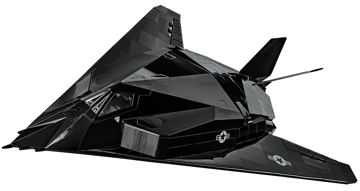 LIMITED EDITION F-117 Nighthawk Stealth Fighter Building Set - Image 3 of 6 | TheBrickTube