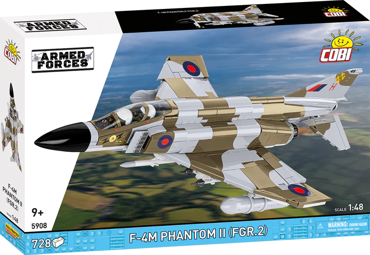 F-4M Phantom II (FGR.2) Jet Fighter Building Set - Main Image | TheBrickTube