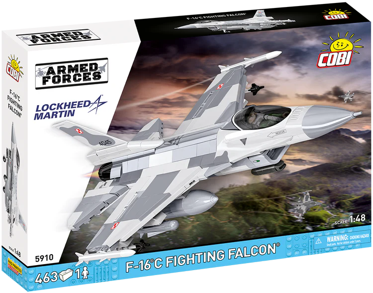 F-16 C Fighting Falcon Fighter Building Set - Main Image | TheBrickTube