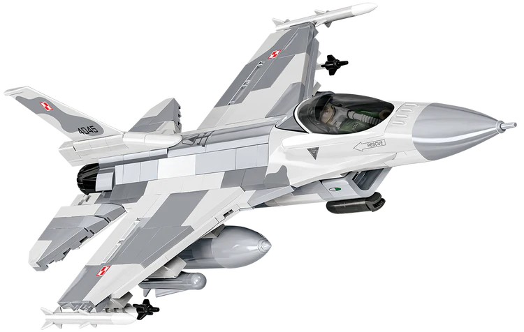 F-16 C Fighting Falcon Fighter Building Set - Image 3 of 6 | TheBrickTube