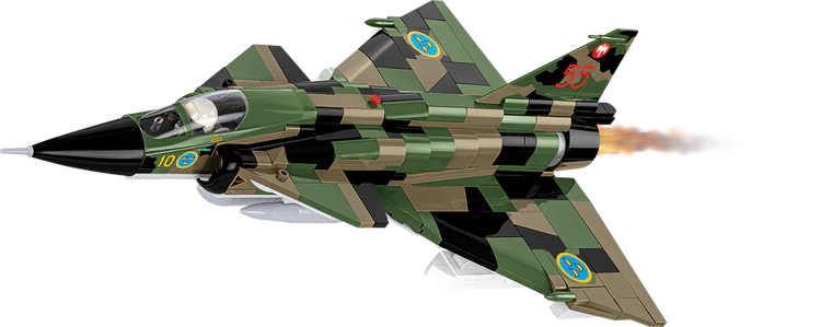 SAAB AJS 37 Viggen Jet Fighter Building Set - Image 4 of 6 | TheBrickTube
