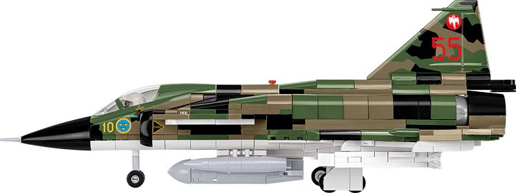 SAAB AJS 37 Viggen Jet Fighter Building Set - Image 5 of 6 | TheBrickTube