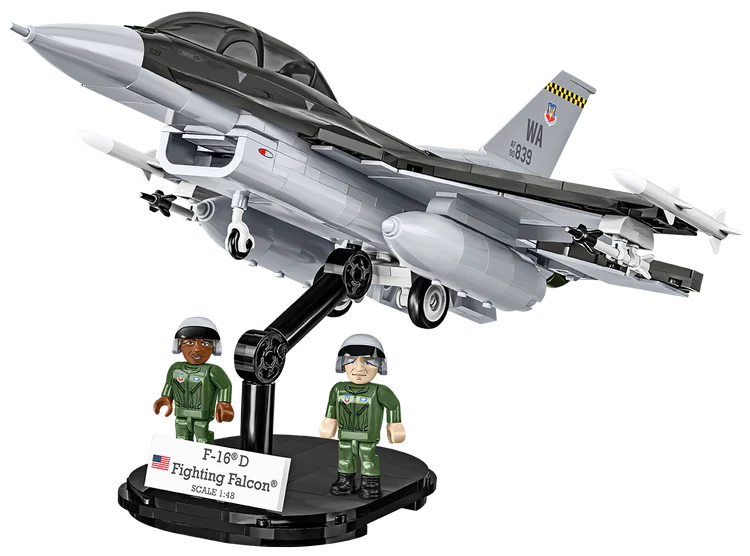 F-16 D Fighting Falcon USAF Fighter Building Set - Image 4 of 6 | TheBrickTube
