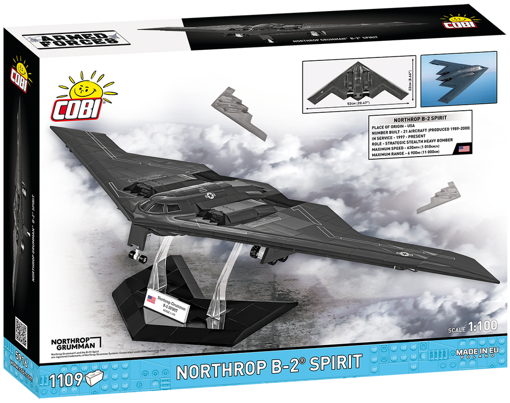 Northrop B-2 Spirit Stealth Bomber Building Set - Image 2 of 6 | TheBrickTube