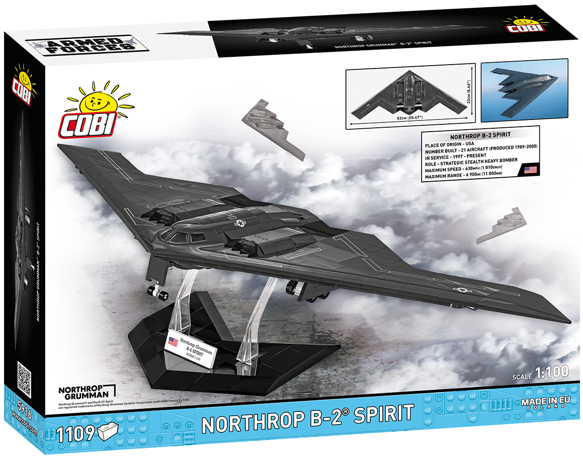 Northrop B-2 Spirit Stealth Bomber Building Set - Image 2 of 6 | TheBrickTube