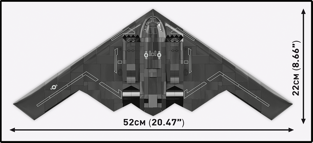 Northrop B-2 Spirit Stealth Bomber Building Set - Image 6 of 6 | TheBrickTube