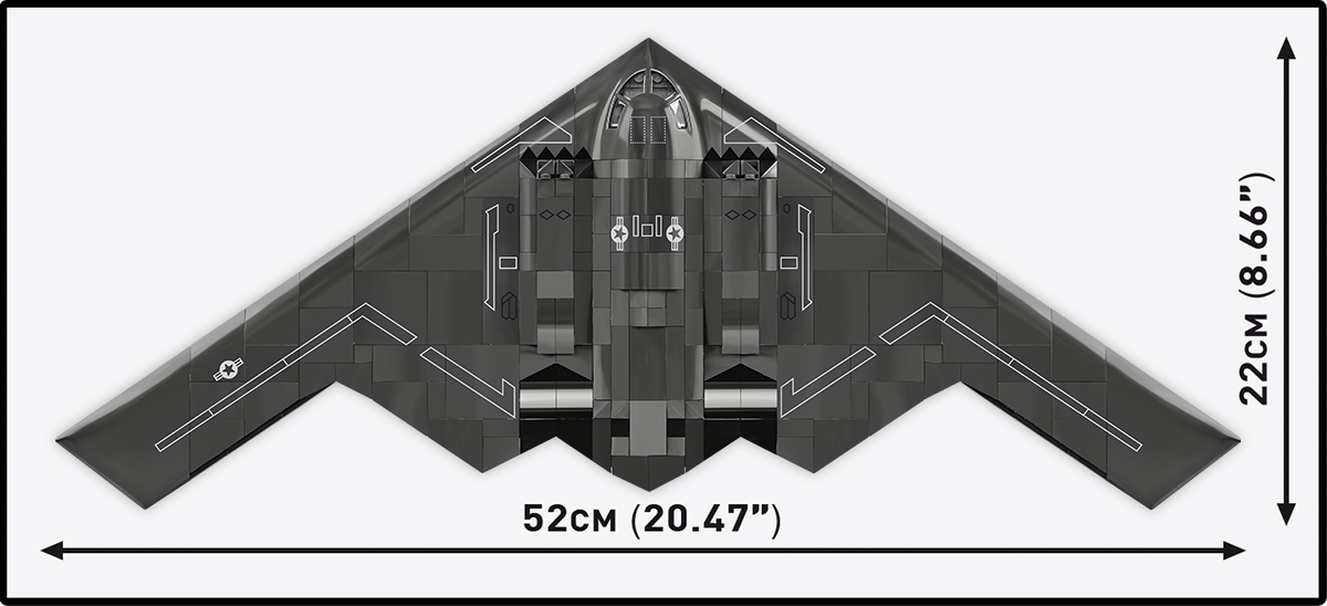 Northrop B-2 Spirit Stealth Bomber Building Set - Image 6 of 6 | TheBrickTube
