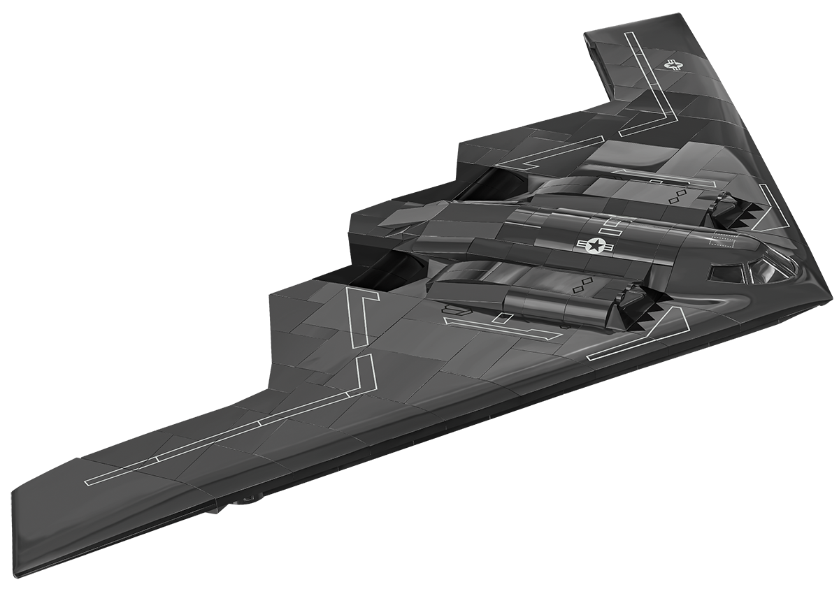 Northrop B-2 Spirit Stealth Bomber Building Set - Image 3 of 6 | TheBrickTube