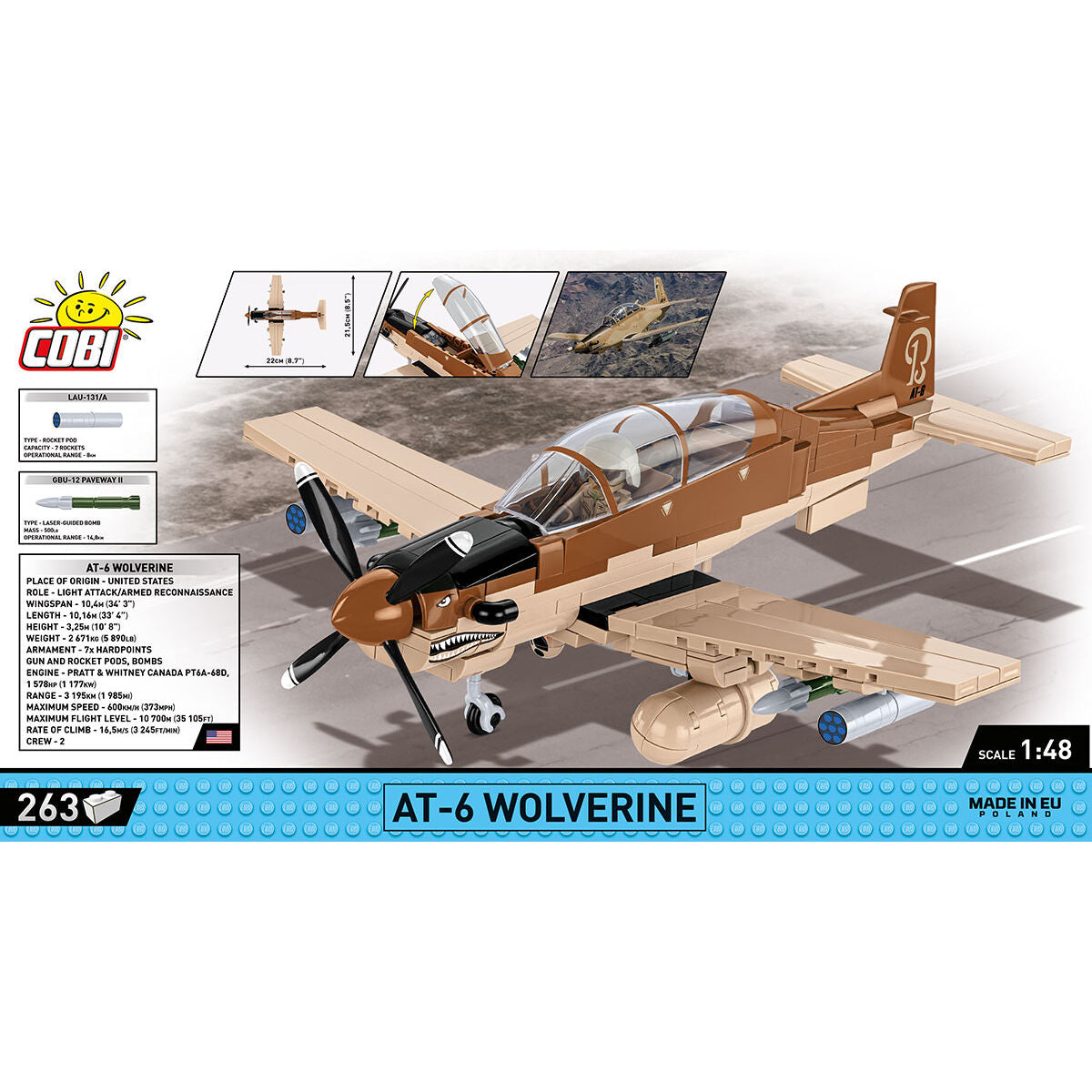 Beechcraft AT-6 Wolverine Turboprop Building Set - Image 4 of 6 | TheBrickTube