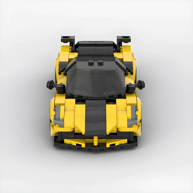 Ferrari 488 Mansory 4XX brick model - detail close-up - TheBrickTube
