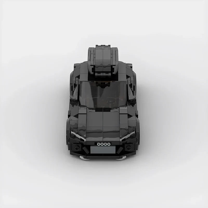 Audi RS6|Black brick model - detail close-up - TheBrickTube