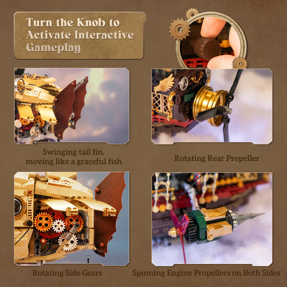 Pantasy Steampunk Airship 85021 - Image 5 of 7 | TheBrickTube