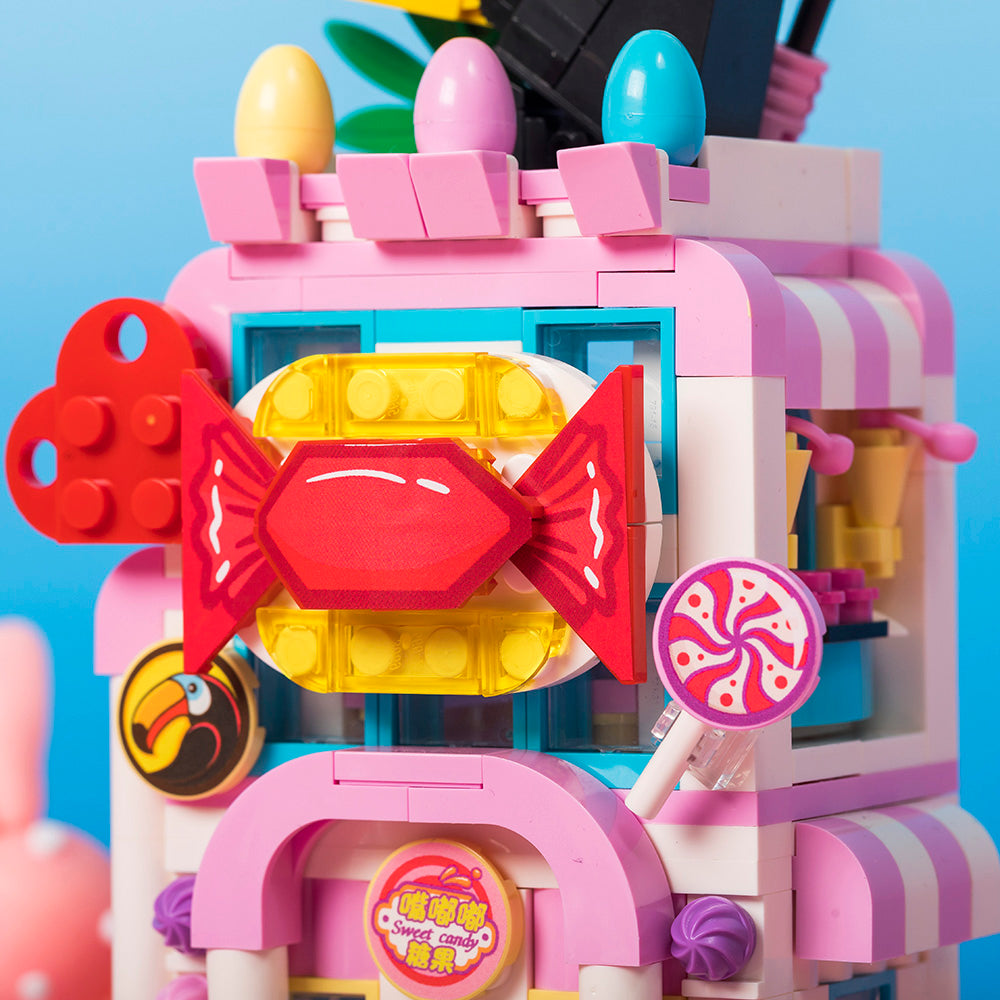 Food Street Series Candy Shop 56004 | Brick Building Set - Image 3 of 4 | TheBrickTube