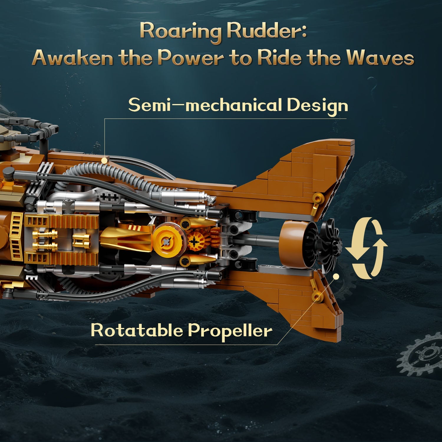 Pantasy Steampunk The Nautilus 85029 - Image 5 of 8 | TheBrickTube