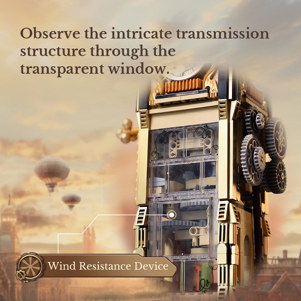 Pantasy Steampunk Series - Clock Tower Park 85008 - Image 6 of 8 | TheBrickTube