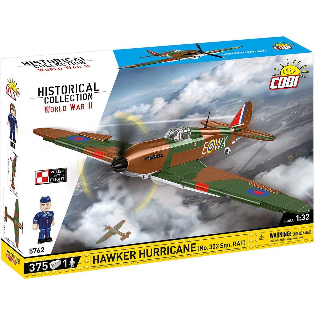 Hawker Hurricane (No. 302 Sqn. RAF) Fighter Building Set - Main Image | TheBrickTube