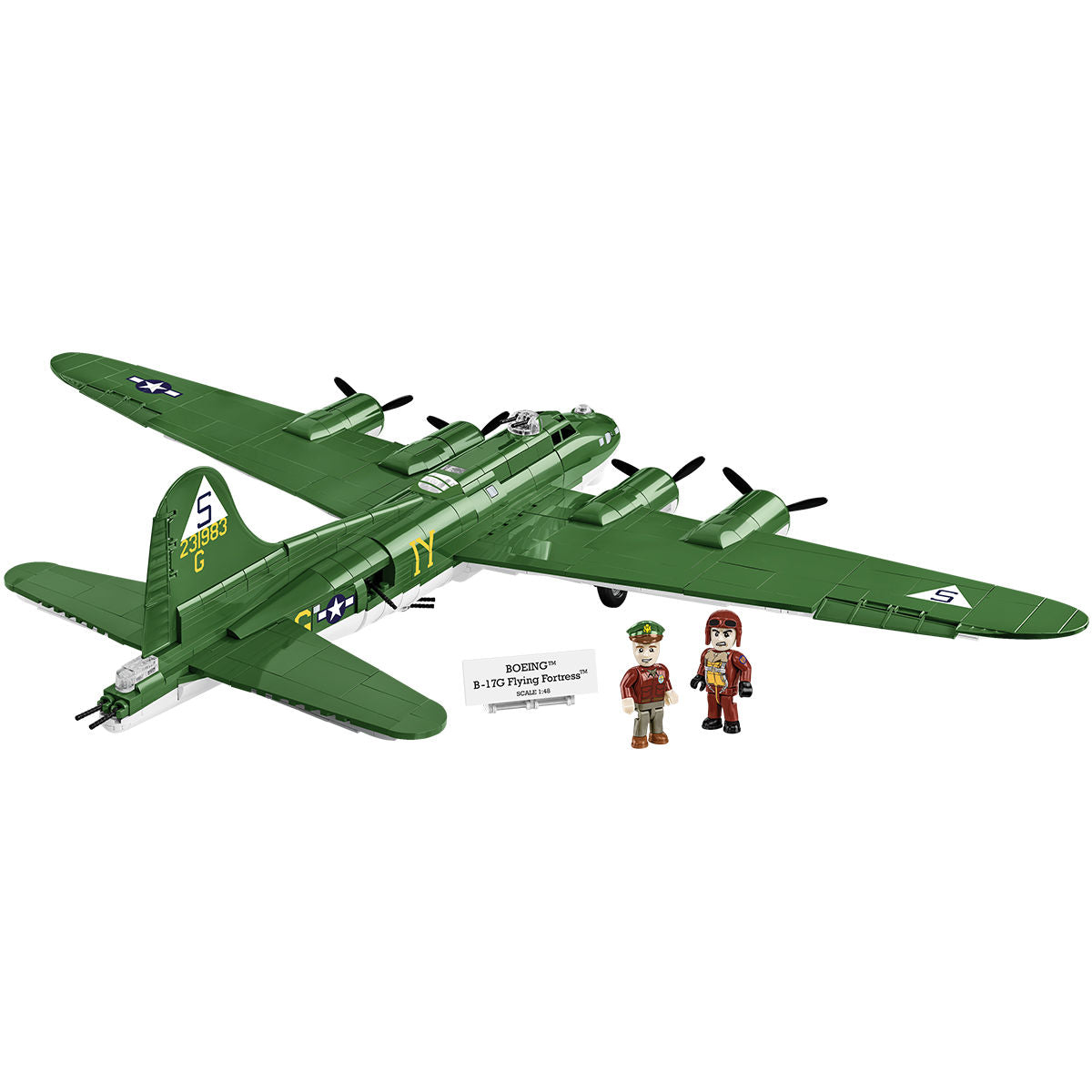 Boeing B-17G Flying Fortress Bomber Building Set - Image 6 of 6 | TheBrickTube